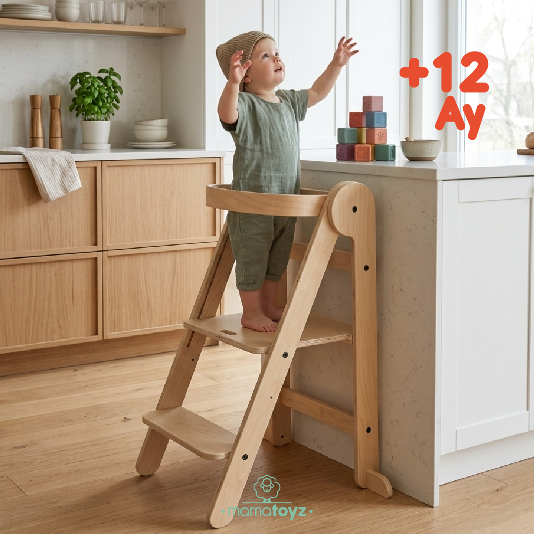 Fold Öğrenme Kulesi Natural 2 Fold Öğrenme Kulesi Natural - Görsel 2