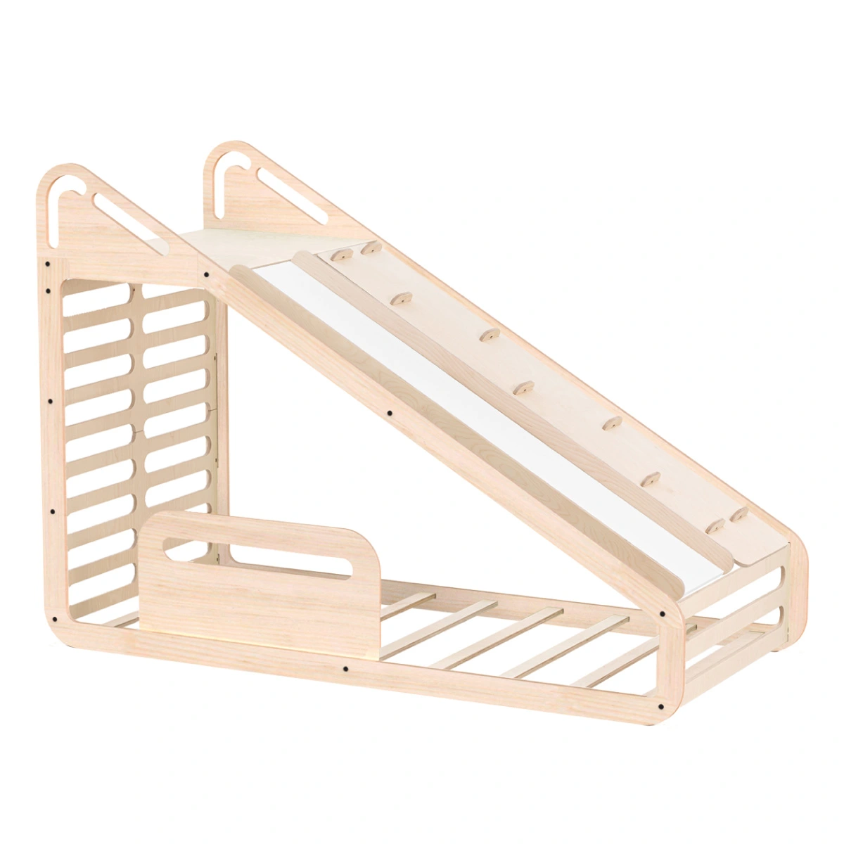 Sleepy Montessori karyola - doğal ahşap çocuk yatağı