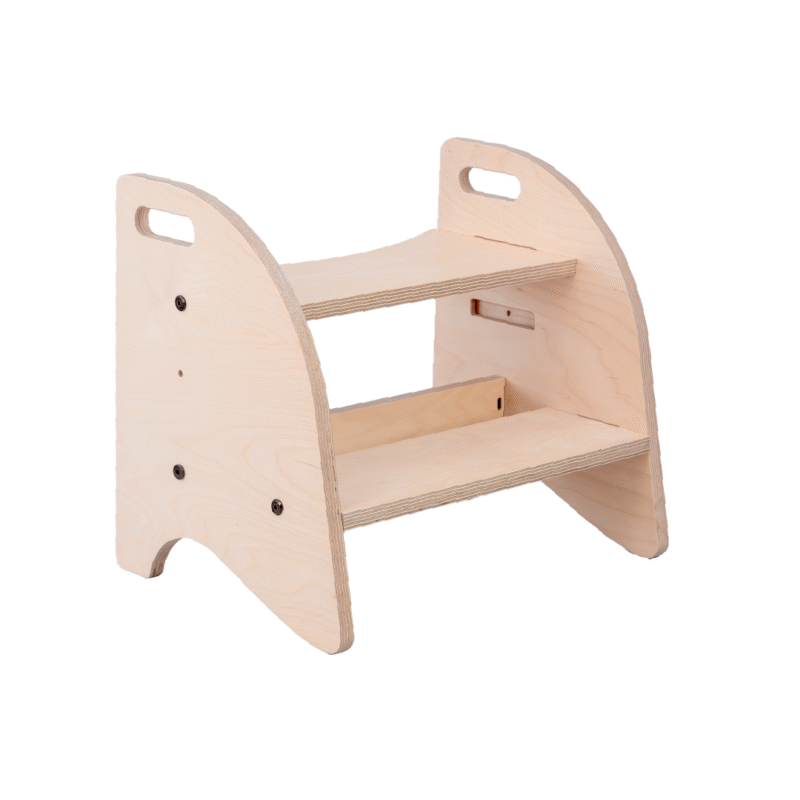 Mamatoyz doğal ahşap tuvalet eğitim basamağı