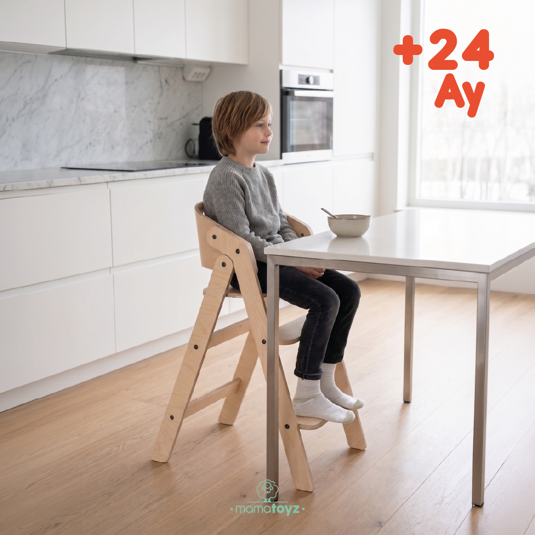 10MYCHAIR ONLY CHAİR - Katlanır Ahşap Sadece Mama Sandalyesi 2 10MYCHAIR ONLY CHAİR - Katlanır Ahşap Sadece Mama Sandalyesi - Görsel 2