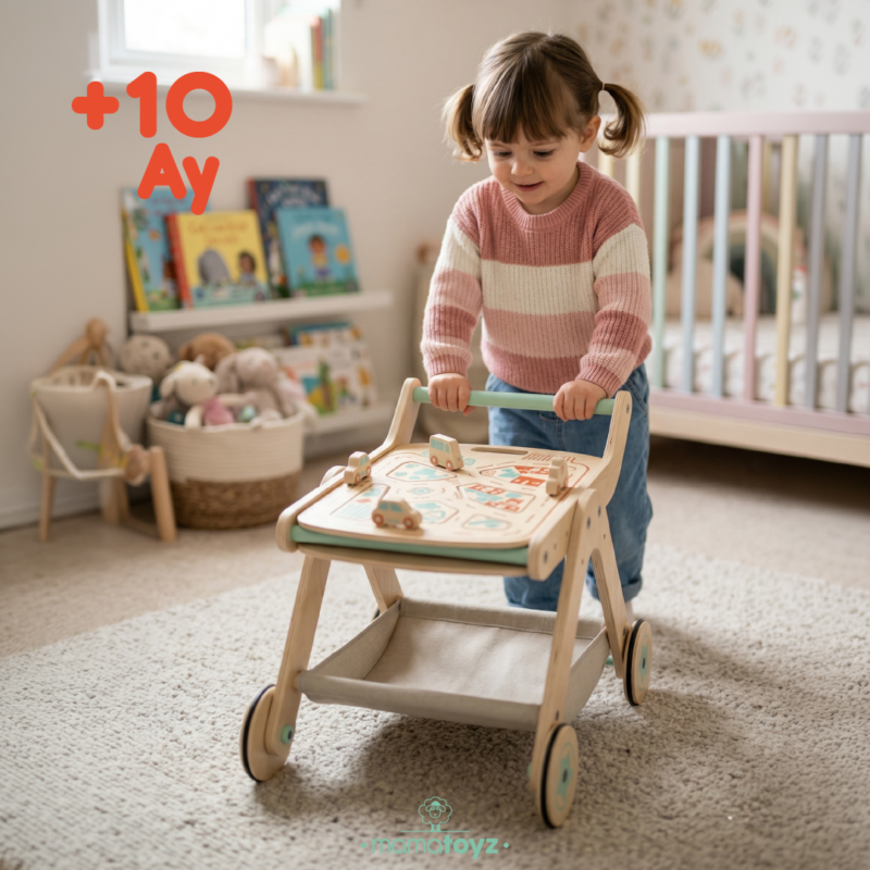 Trio Aktivite Masası ve Yürüme Yardımcısı Şehir Versiyonu