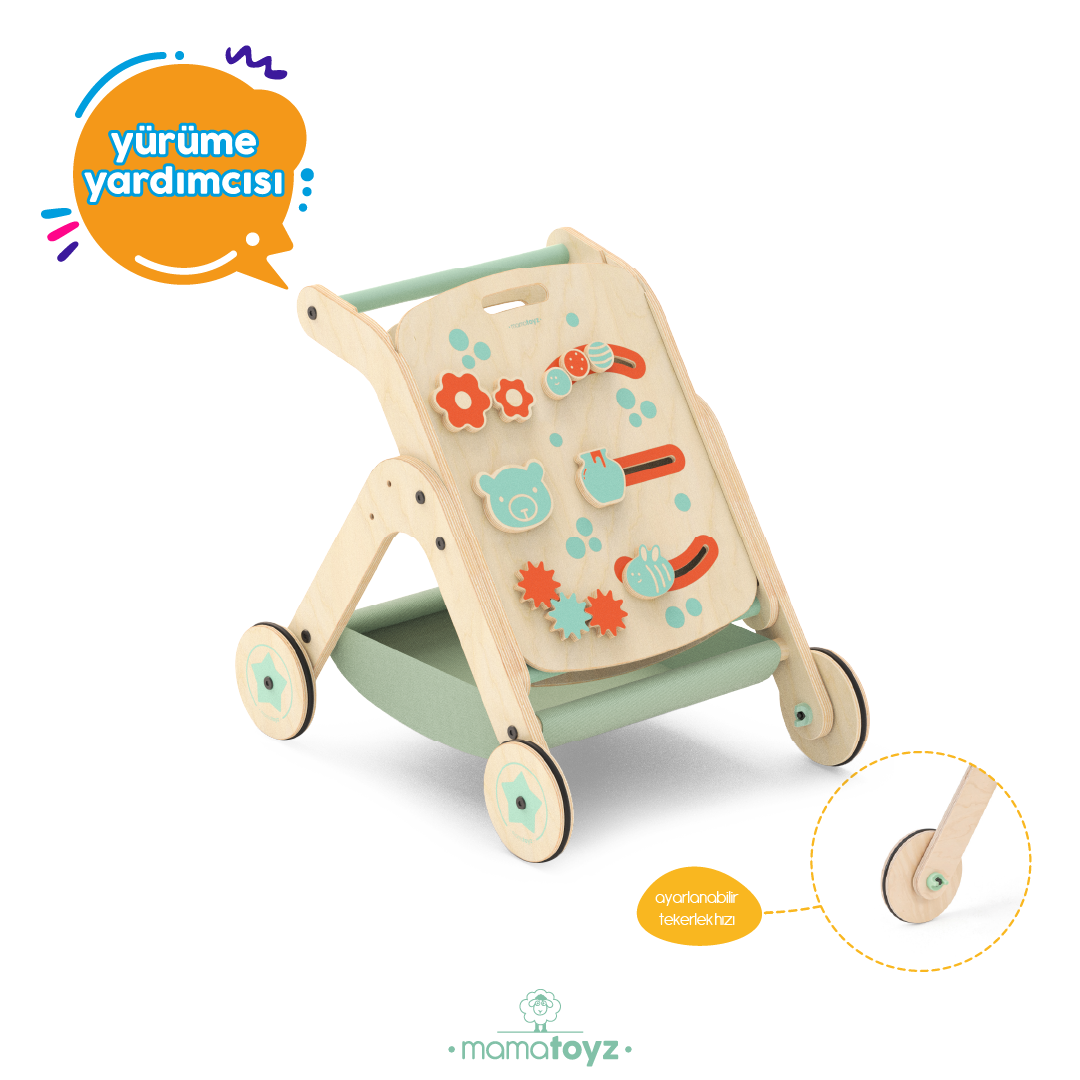 Trio Yürüteç Aktivite Masası Ahşap Chef | Mangal Versiyon 4 Trio Yürüteç Aktivite Masası Ahşap Chef | Mangal Versiyon - Görsel 4