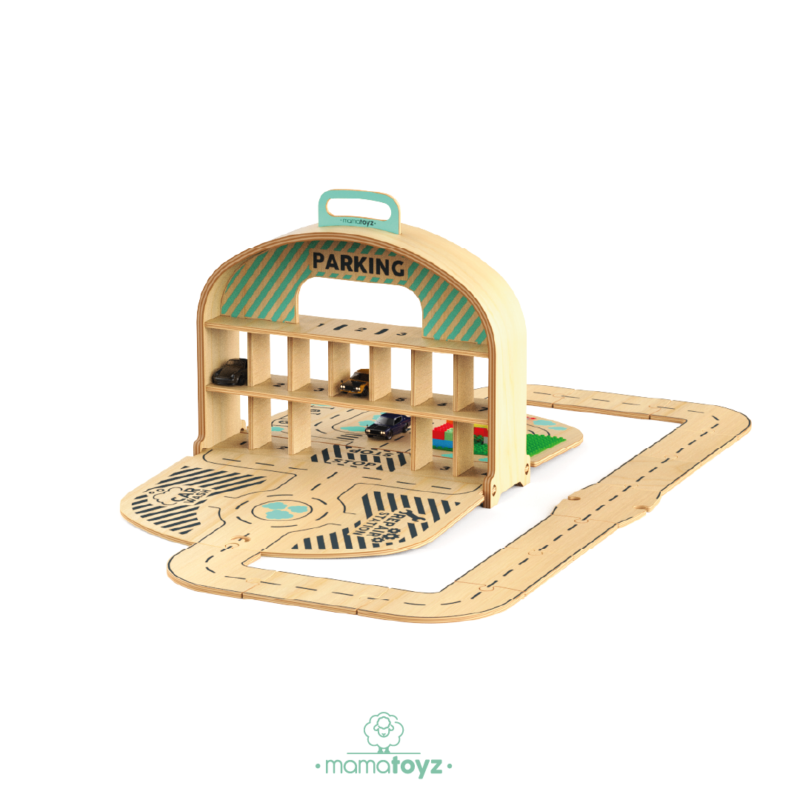 Carry Park Ahşap Otopark Seti