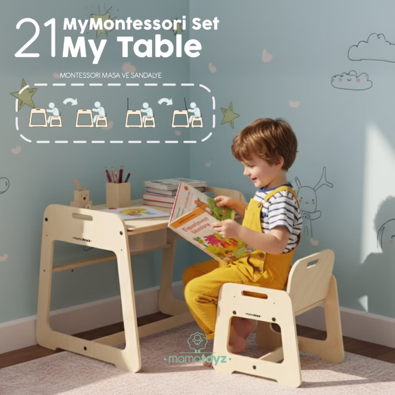 My Table - Aktivite Masası Ve Sandalyesi